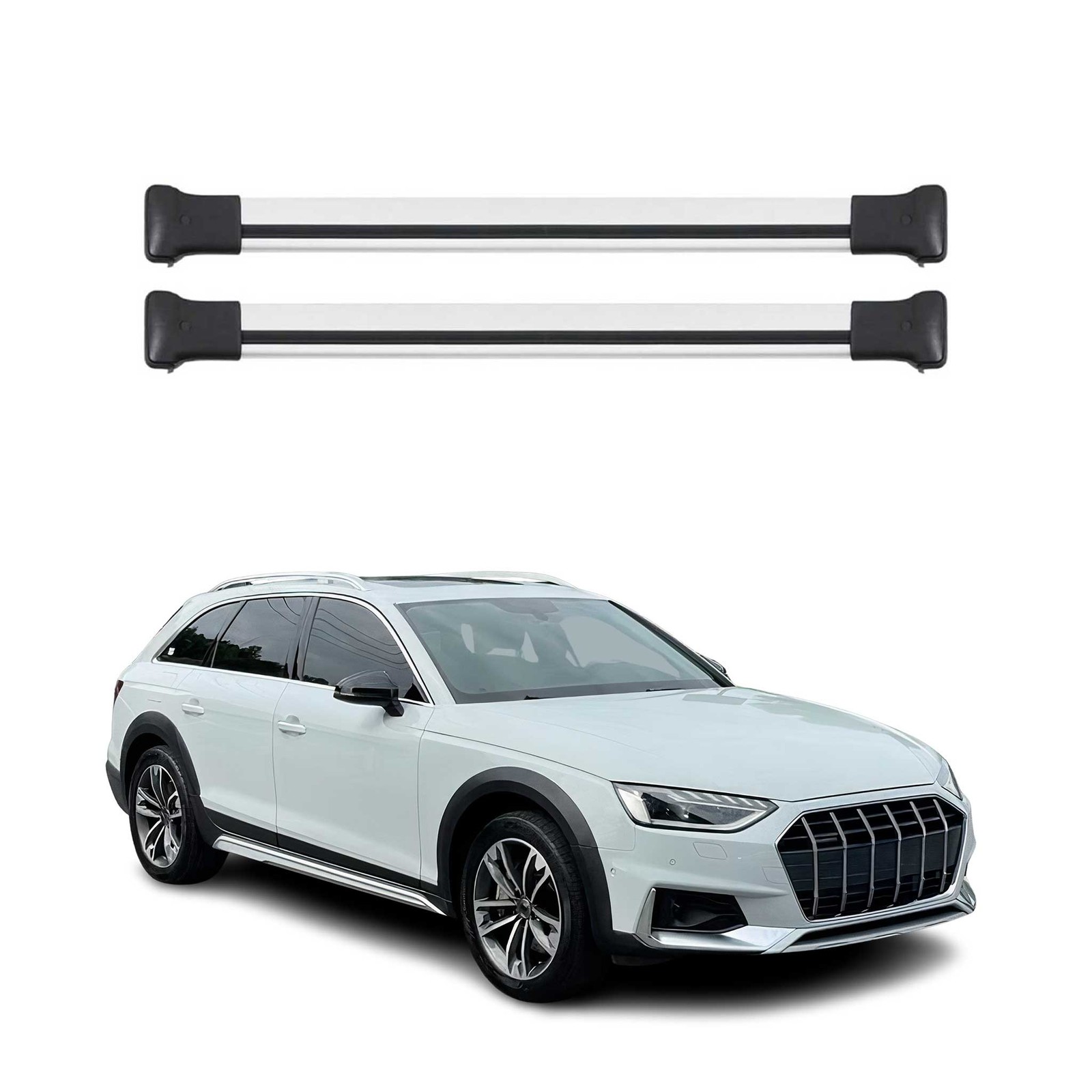 Barres de toit Audi A4 Allroad SW 2016- pour coffre et porte-skis