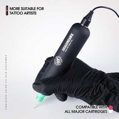 Dragonhawk M8 Rotary Tattoo Machine Pen RCA Professional Liner