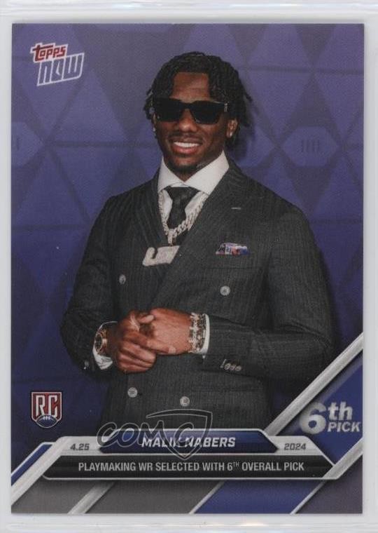 2024 Topps Now /2077 Malik Nabers #D-4 11r9