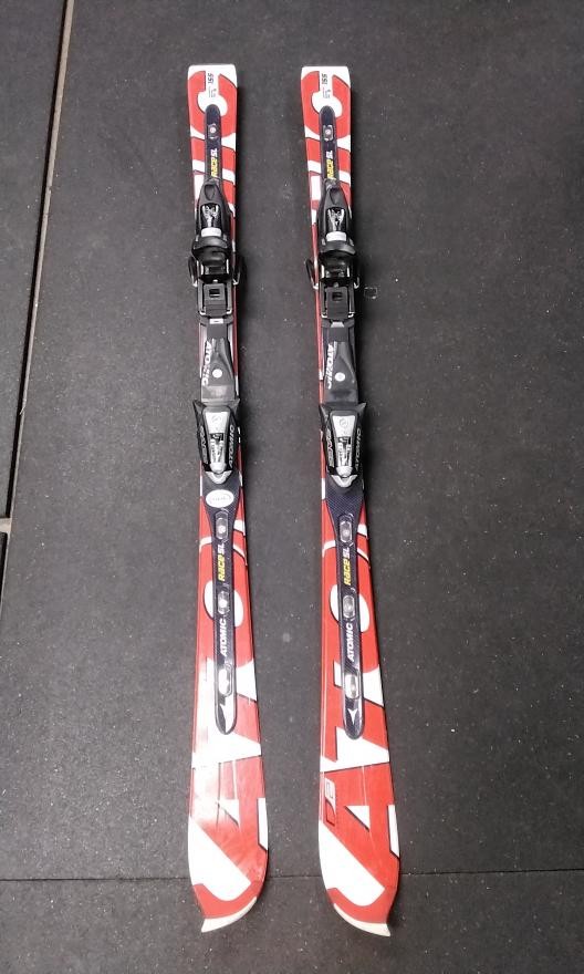 ATOMIC RACE SL 155 SKIS, RED/BLACK/WHITE (1600783-2) | eBay