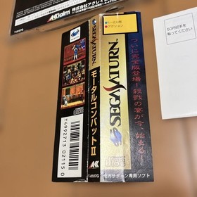 Sega Saturn Mortal Kombat II MKII &bull; &bull;  zA