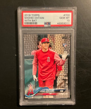 2018 TOPPS #700 SSP SHOHEI OHTANI VARIATION WITH BAT RC - PSA 10 GEM
