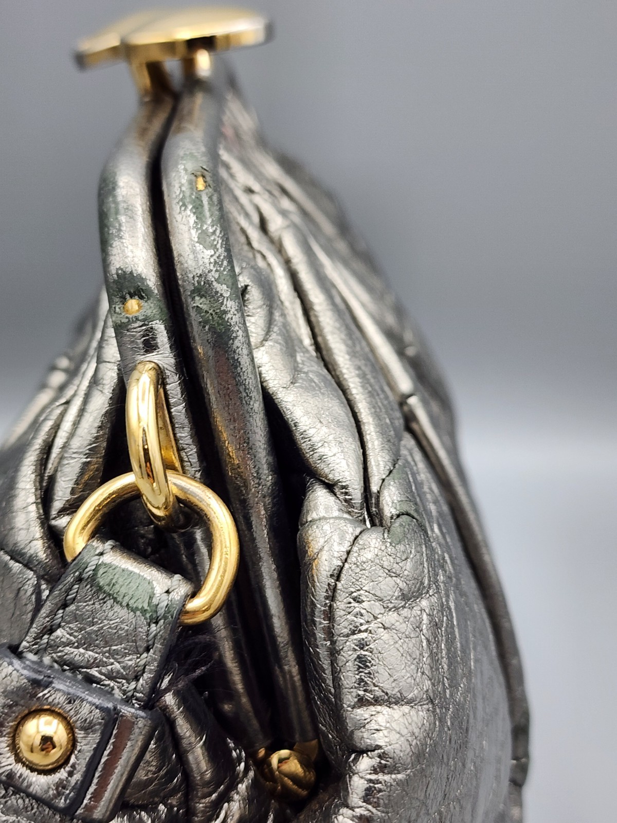 MARC JACOBS Collection Patchwork Metallic Leather… - image 17