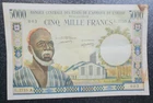AFRICA - AFRICA - AFRICAN NOTE - 5000 FRANCS WEST AFRICA NOTE.