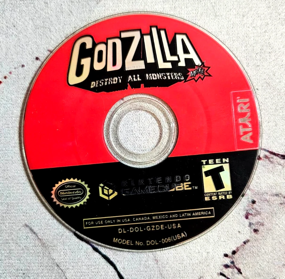 Godzilla: Destroy All Monsters Nintendo GameCube! Tested and Works! Disc + Case - Image 4 of 4