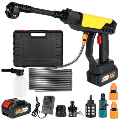#ad Cordless Pressure Washer 990 PSI Portable Battery Power Washer with 6 in 1 Nozz $79.99