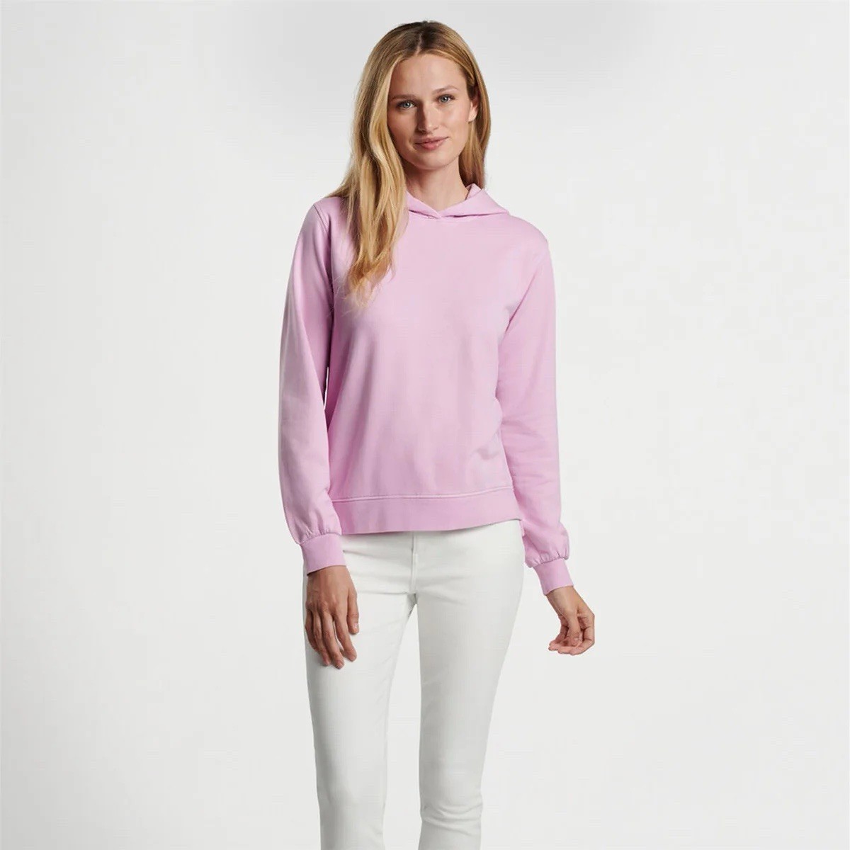 Peter Millar Womens Lava Wash Relaxed Hoodie Sweet Pea XL