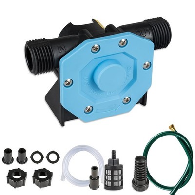 Hand Drill Pump 750GPH Drill Powered Water Transfer Pump with Water Hose Oil ...
