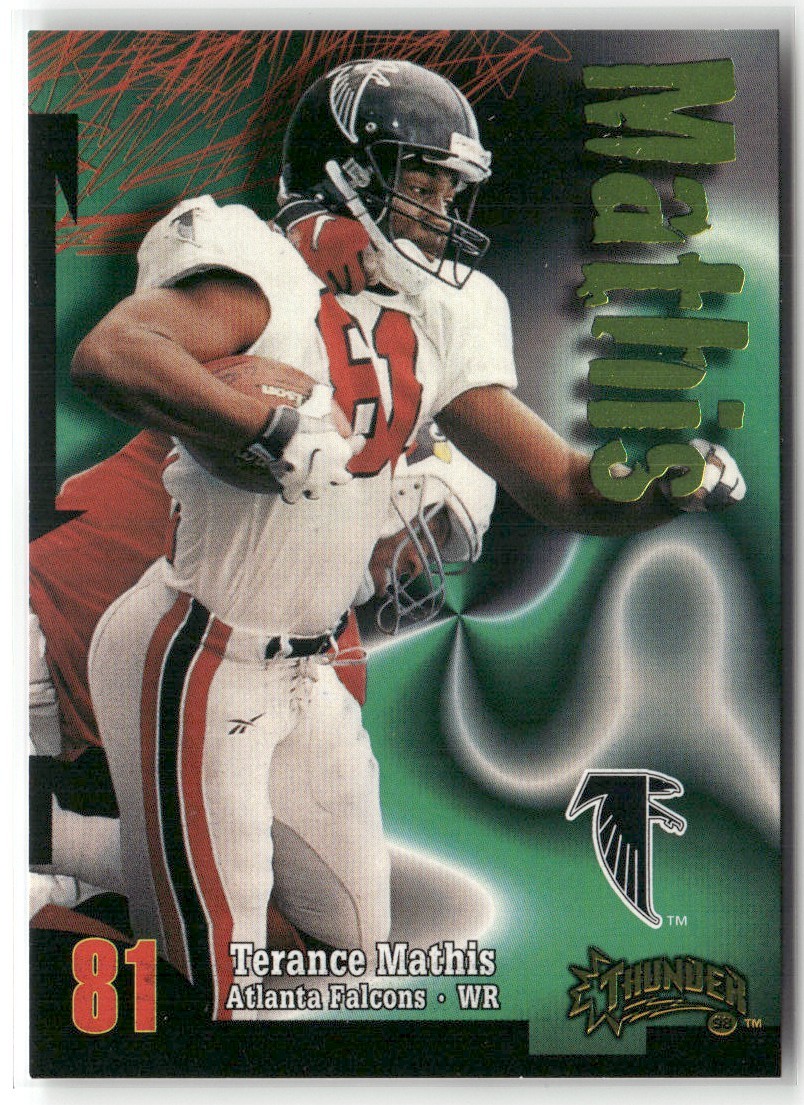 1998 SKYBOX THUNDER TERANCE MATHIS ATLANTA FALCONS #158
