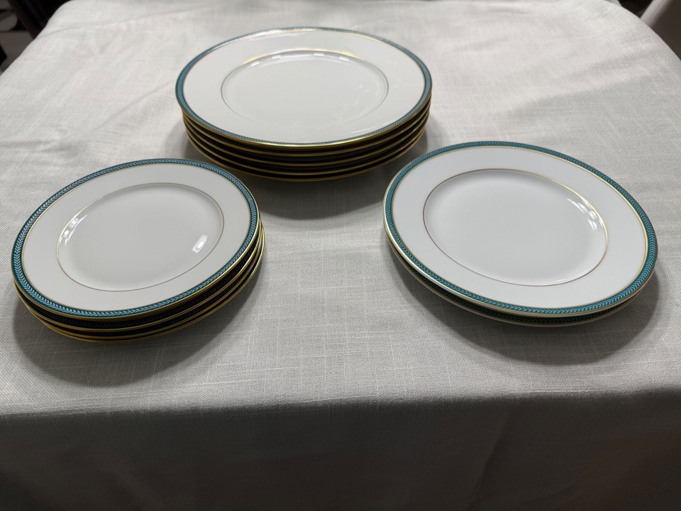Allée Du Roy, Raynaud Limoges, 6 Extra Tea Cups 25 Cl