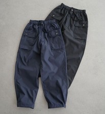 Nanamica Waterproof Breathable Work Pants Large Pocket Drawstring Ankle Pants