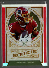 2019 Legacy Red #224 Terry McLaurin (inserted in 2019 Panini Chronicles) /99