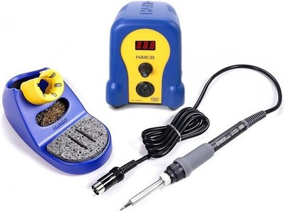 Hakko FX888DX-010BY - Digital Soldering Station with Rotary Encoder-Blue/Yellow