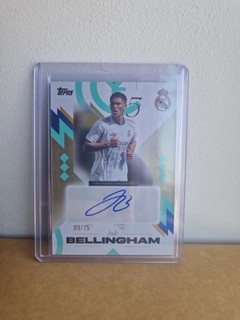 Jude Bellingham Auto /75 Topps Real Madrid Los Blancos England Star
