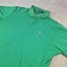 Polo Ralph Lauren Polo Shirt Mens 2XB Big Green Preppy
