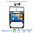 Car Stereo For 2005-2007 Dodge Charger Magnum Radio Android 13 Carplay GPS Navi