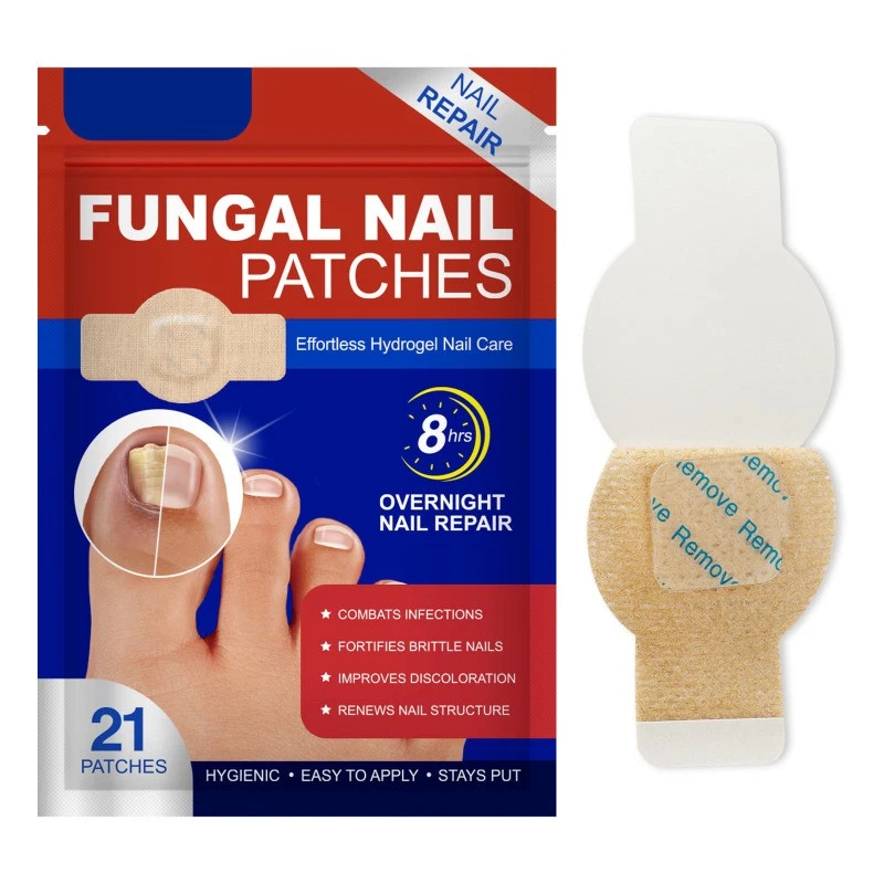 Parches de uñas para hongos 21 ~ 105 piezas - Tratamiento de hongos en las uñas de los pies extra fuerte durante la noche Foto 3 de 4