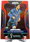 2022 Panini Prizm FIFA World Cup Qatar Soccer Red Takumi Minamino #133