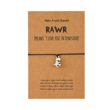 Dinosaur Make a Wish Bracelet Gifts for Best Friend Birthday Gifts for Women Fri
