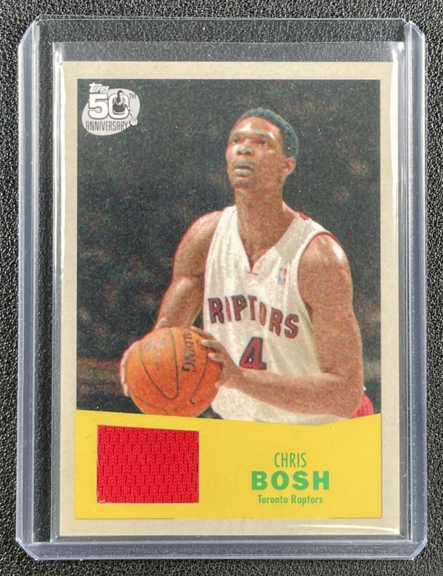 Chris Bosh #4 2004-05 Fleer Throwbacks Basketball Hardwood Classics Jerseys Autographs
