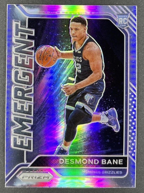 2020 Panini Prizm Emergent - Desmond Bane Silver Prizm (RC)