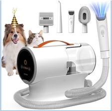 AIRROBO Dog Grooming Vacuum Kit,12000Pa Strong Pet Vacuum for Shedding,Grooming