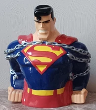 Superman Cookie Jar - Exclusive Warner Brothers Bros DC Comics 1997