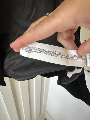 NUEVO Abrigo Blazer Chaqueta Zara Doble Pecho Terciopelo Negro Talla Pequeña £69.99 Nuevo con Etiquetas - Imagen 12 de 15