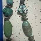 block turquoise beaded necklace — photo 3