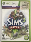 The Sims 3: Pets (Microsoft Xbox 360, 2011) Case & Disc Only No Manual Tested