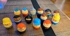 Vintage Lot of 14 Little Tikes Toddle Tots Weeble Wobble Chunky People Figures