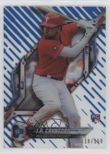 2018 High Tek Pattern 1 Waves/Diagonals Blue Rainbow Foil /150 JP Crawford 9cf