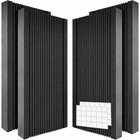 4-Pack Thick Acoustic Foam Panels 48"x24"x2" High-Density Soundproof Foam