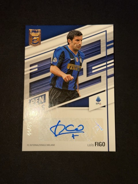LUIS FIGO PEN PALS AUTO /89 PANINI DONRUSS ÉLITE SERIE A 2022/23