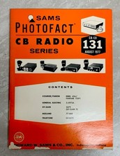 Vintage Sams Photofact CB Radio Series CB-131 August 1977 Manual Book Magazine