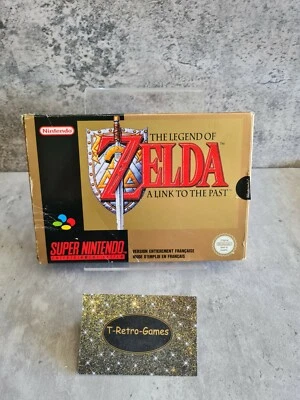 SNES The Legend of Zelda A Link to the Past mit OVP und Anleitung FRA - Bild 1 von 4