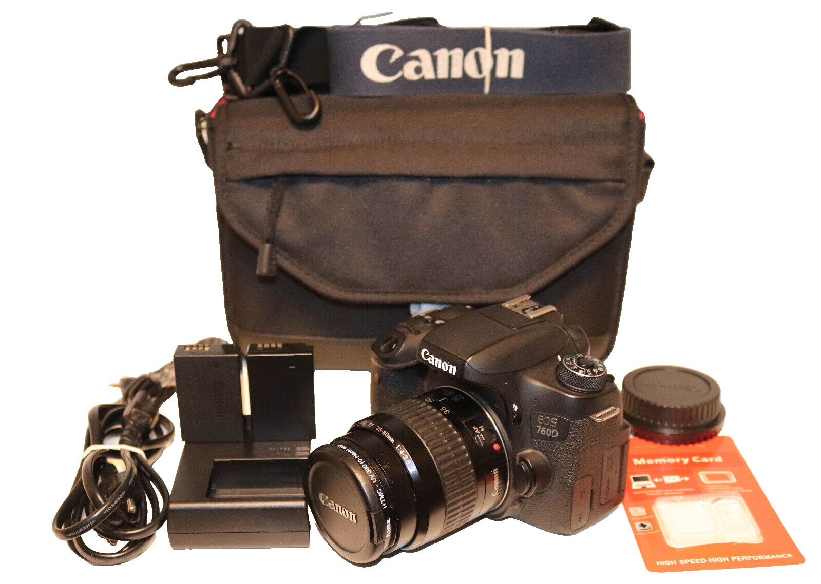 Canon EOS 760D Digital Camera with Accessory Bundle