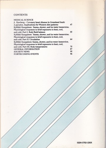 ARCTIC MEDICAL RESEARCH Vol.48 No 2, April 1989 Coronary heart disease in Inuit - Picture 2 of 2