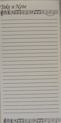 TAKE A NOTE- NOTE PAD 