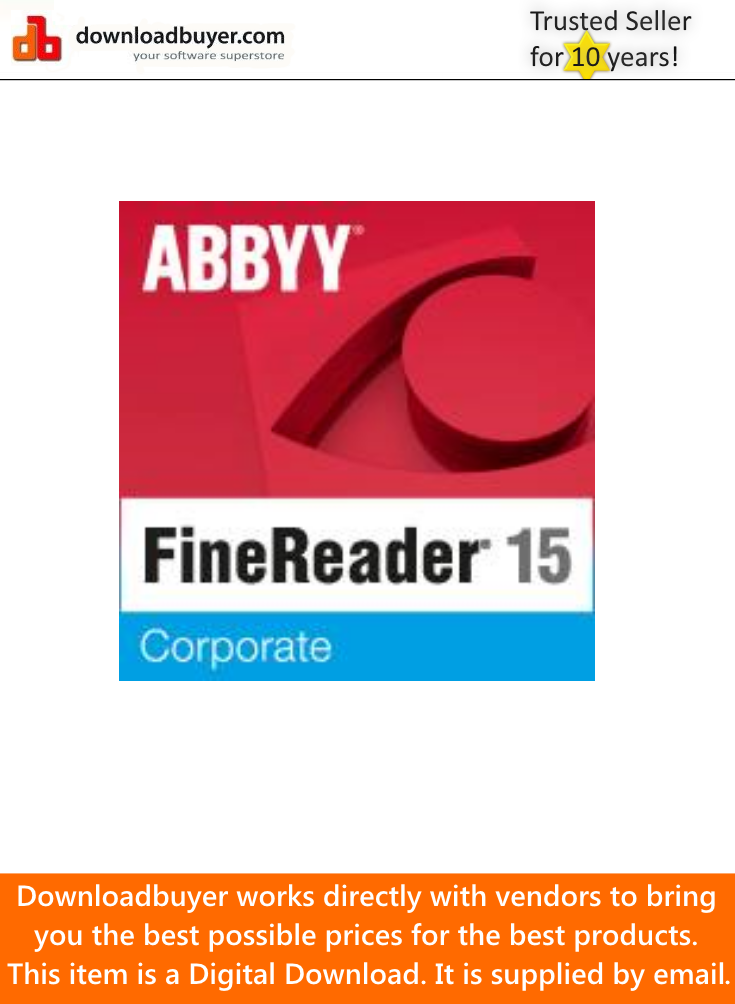ABBYY FineReader 15 Corporate - [Download] | eBay