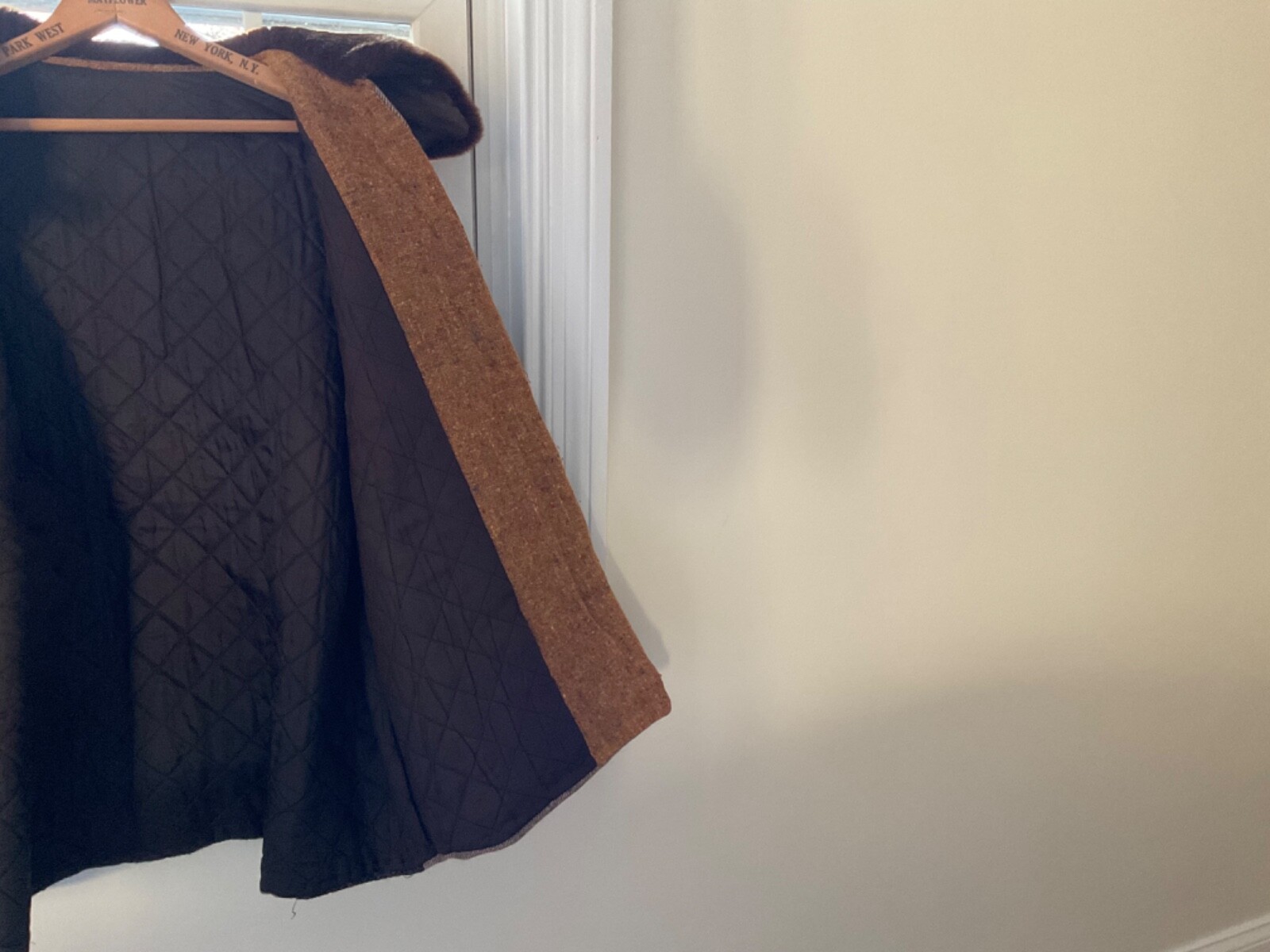 Austria Wool Patchwork Jacket with Shearling Coll… - image 8