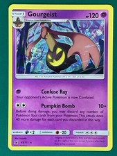 Gourgeist  45/111  Rare  SM Crimson Invasion Pokemon Card TCG Non- Holo 