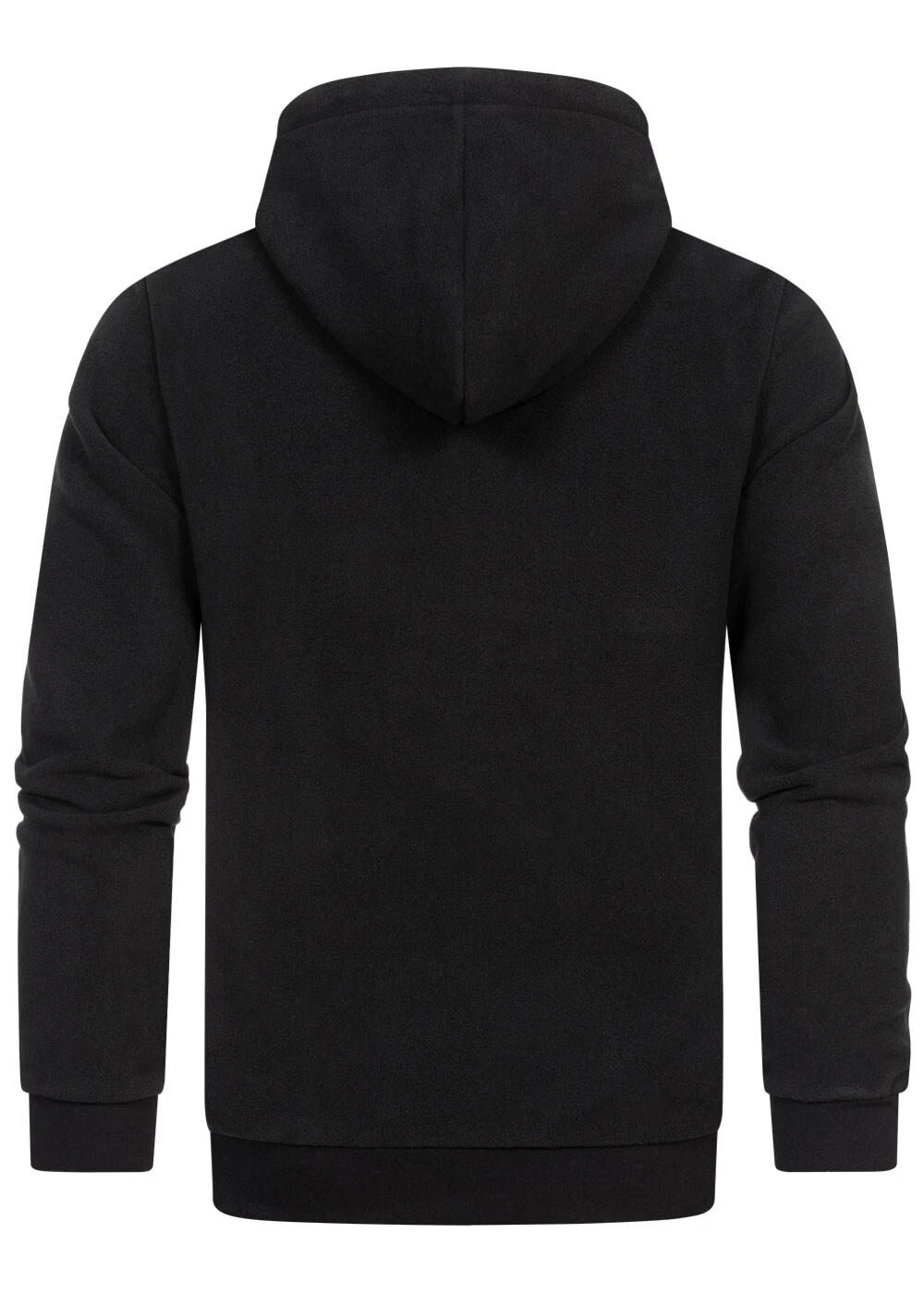 SACAI Felpa con cappuccio uomo Indicode neo orsacchiotto in pile pullover borsa per canguro corda 2 toni