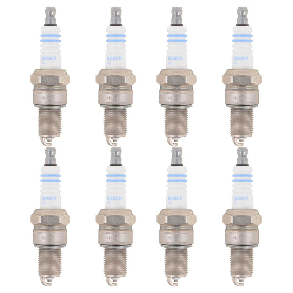 Juego de 8 bujías Bosch Super Plus 7911 para Mercedes R107 560SL 380SLC 450SL Foto 2 de 4