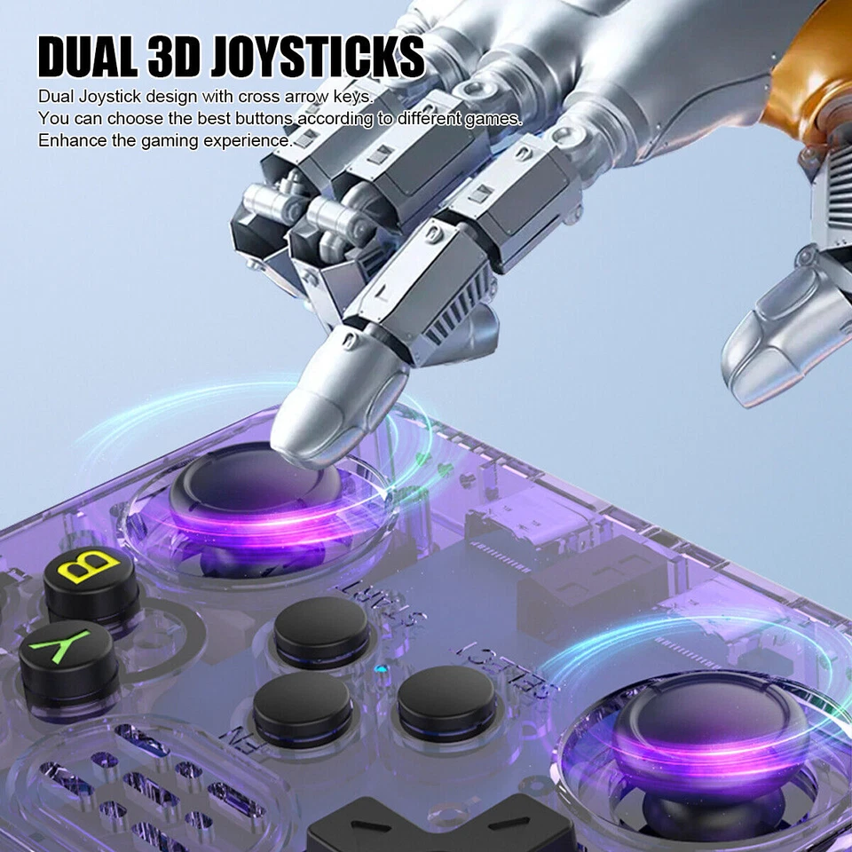 Consola de juegos portátil retro 128 GB, R36S videojuegos consolas 64 GB 20000+ juegos Foto 2 de 4