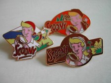 Lot of 3 SCOONY Enamel Pins - Spread - Dairy - Food