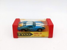 Tyco S - Blue Ford GT With Case - HO Slot Car - S643 VG/EX Time Capsule