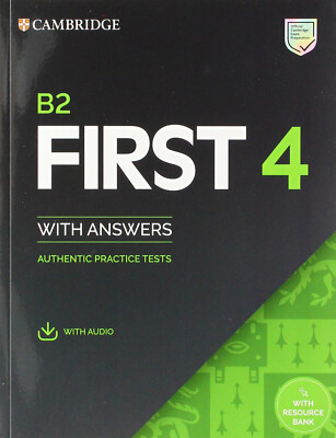 Cambridge ENGLISH FIRST 4 B2 with Answers & Audio EXAMINATION PAPERS 2018 @NEW@