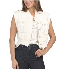 Christian Lacroix Vest Women M Tweed Bouclé ...