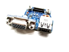 New OEM Dell Latitude E6440 VGA / USB Port IO Circuit Board IVA01 LS-9938P 28X5F
